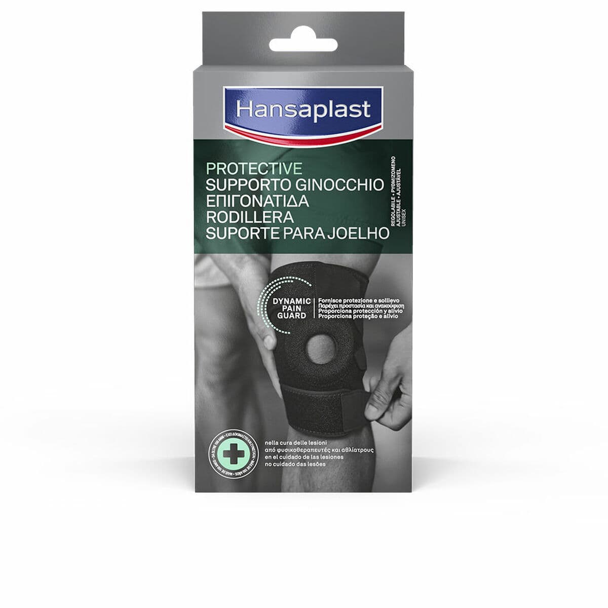 Knieschutz Hansaplast Dynamic Pain Guard Schwarz