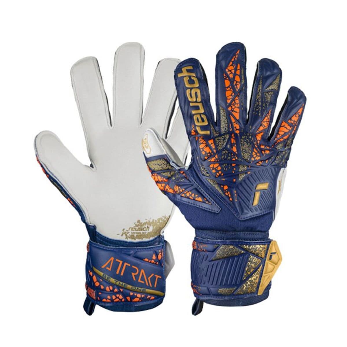 Torwarthandschuhe Reusch Attrakt Grip Marineblau Erwachsene