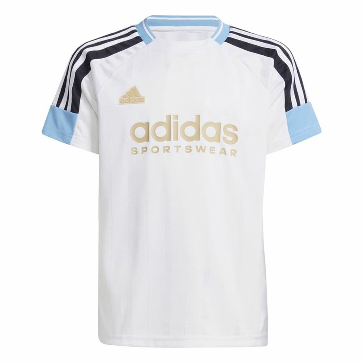 Kurzarm-T-Shirt für Kinder Adidas Nations Weiß