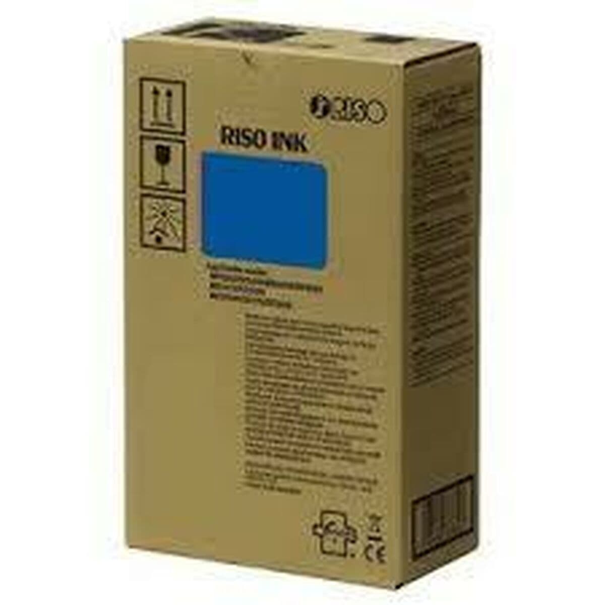Original Tintenpatrone RISO Blau (2 Stück) (Restauriert A)