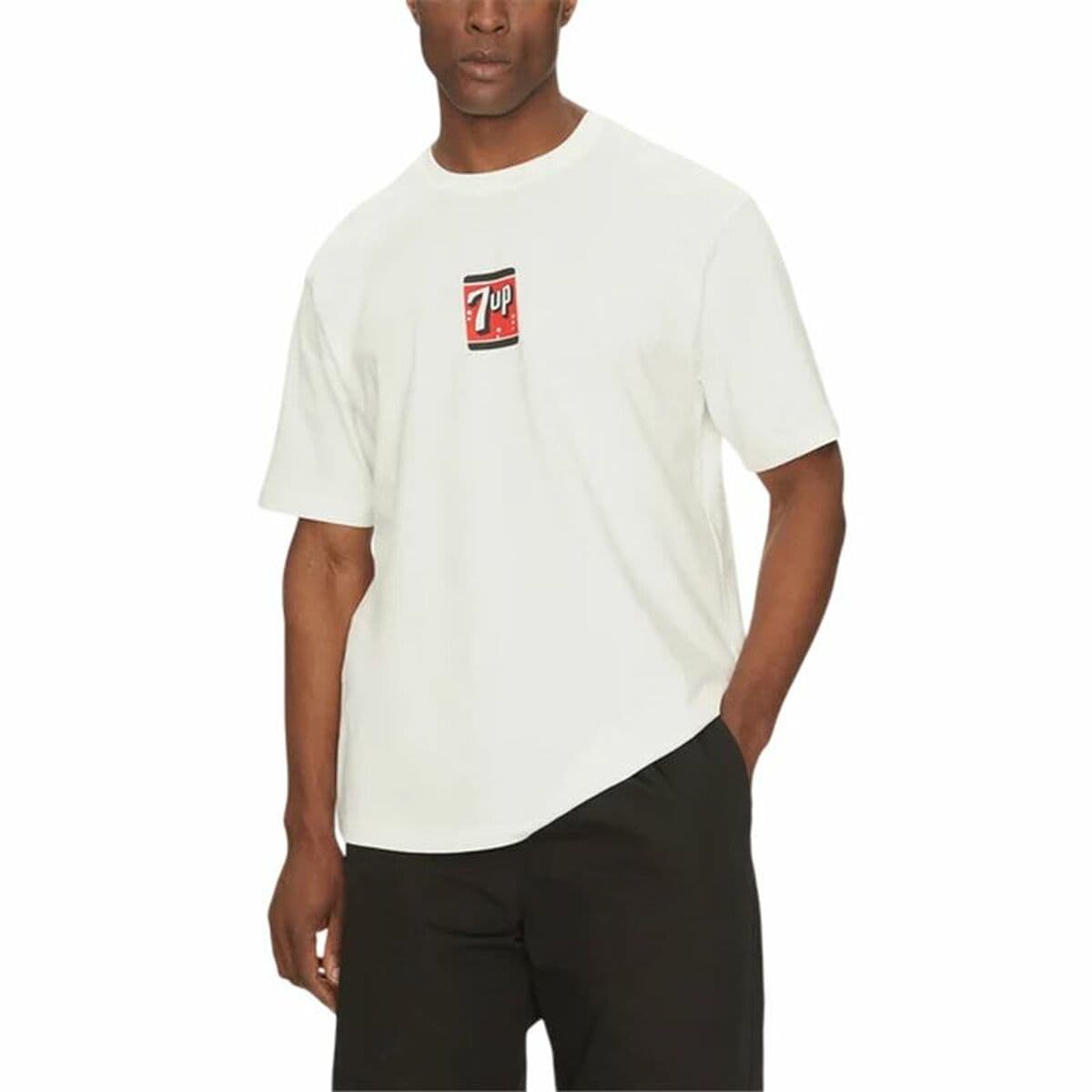 Herren Kurzarm-T-Shirt Only & Sons Ons7Up Rlx Ss Beige