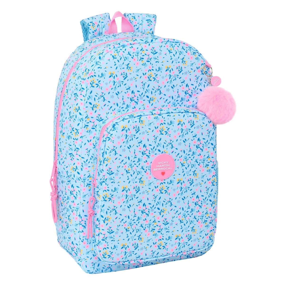Schulrucksack Vicky Martín Berrocal Paraíso Blau Rosa 30 x 46 x 14 cm