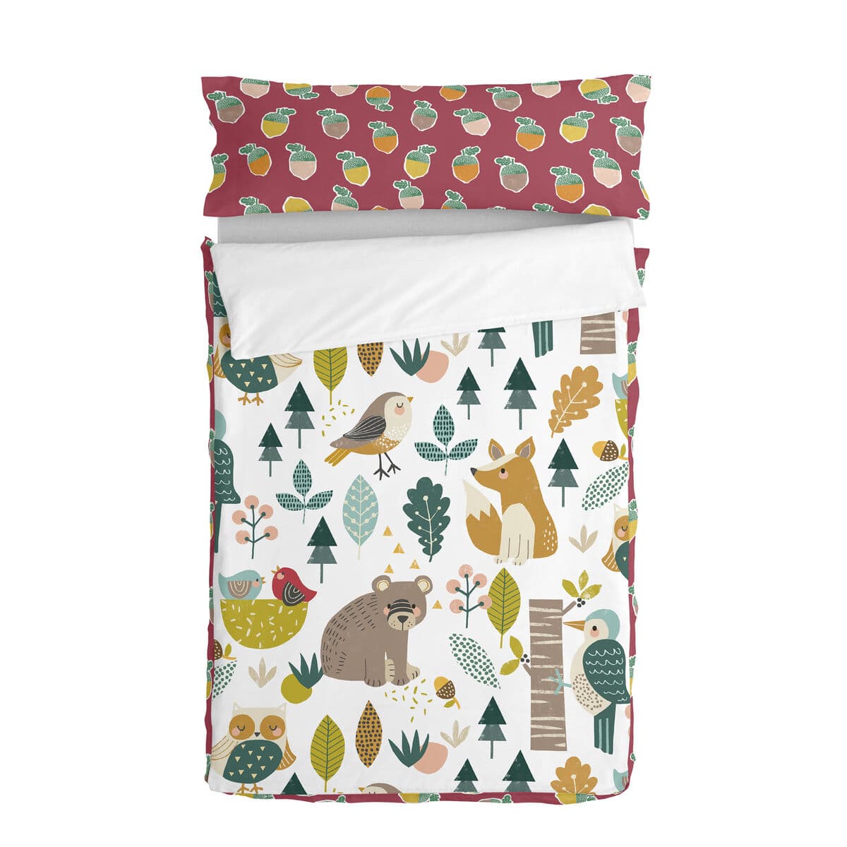 Bettbezug mit Füllung HappyFriday Moshi Moshi Harvestwood Bunt 42 x 20 x 50 cm