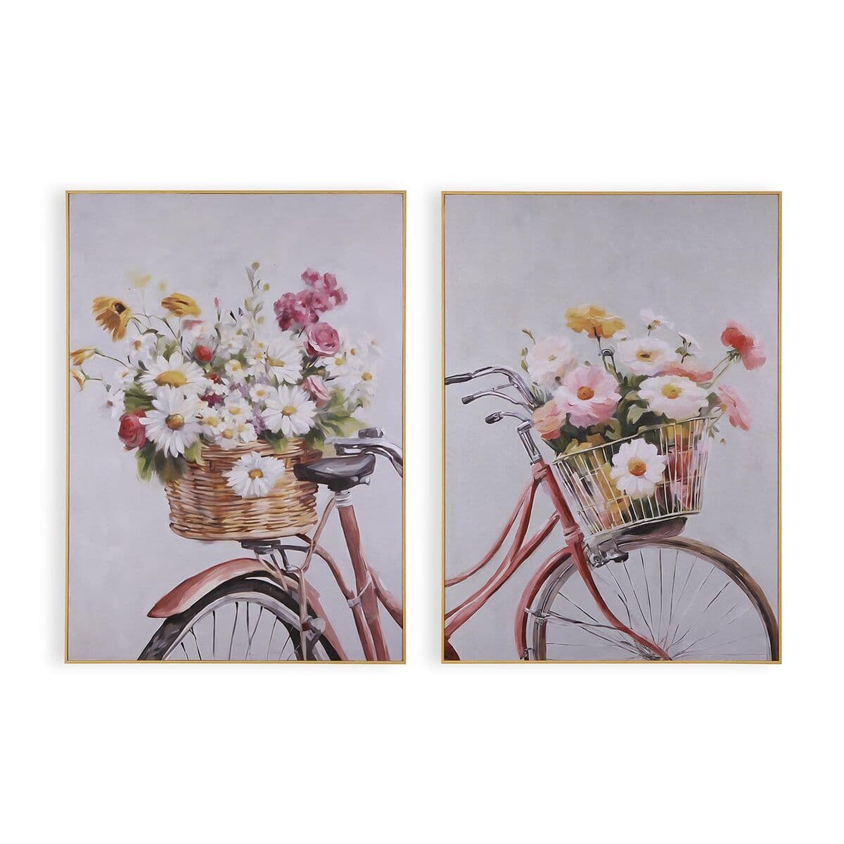 Bild Versa Leinwand 2,5 X 60 X 50 CM Fahrrad