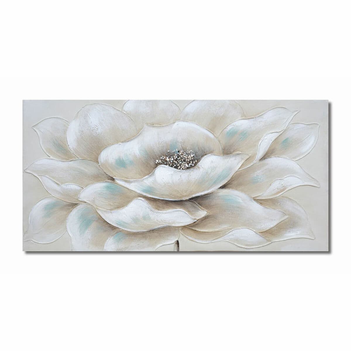 Leinwand DKD Home Decor blumig (Restauriert A)