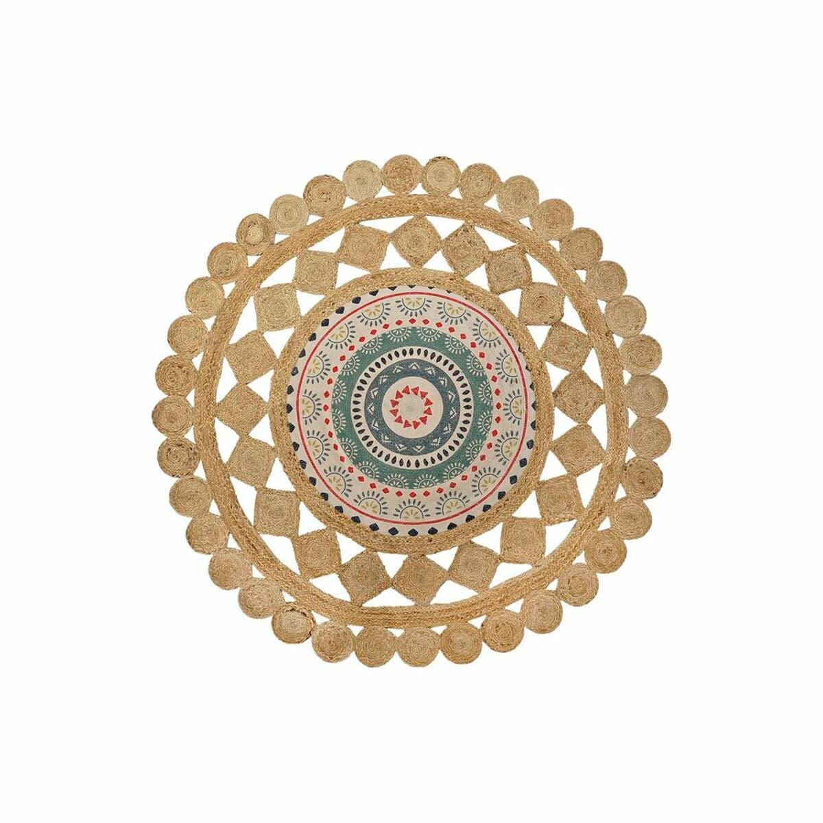Teppich DKD Home Decor Braun Bunt (150 x 150 x 0,75 cm)