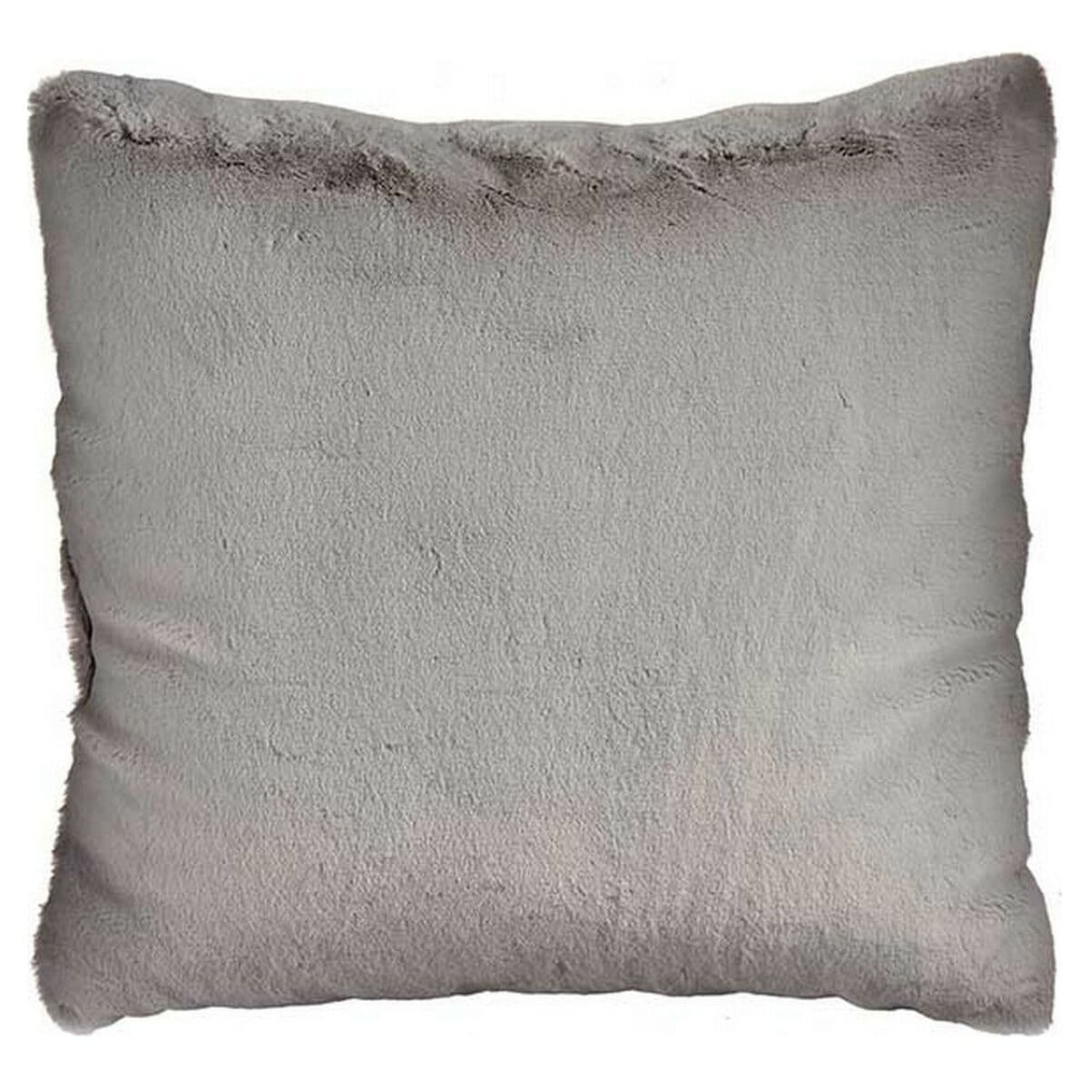 Kissen Gift Decor Grau Mit Haar 60 x 18 x 60 cm Kunststoff
