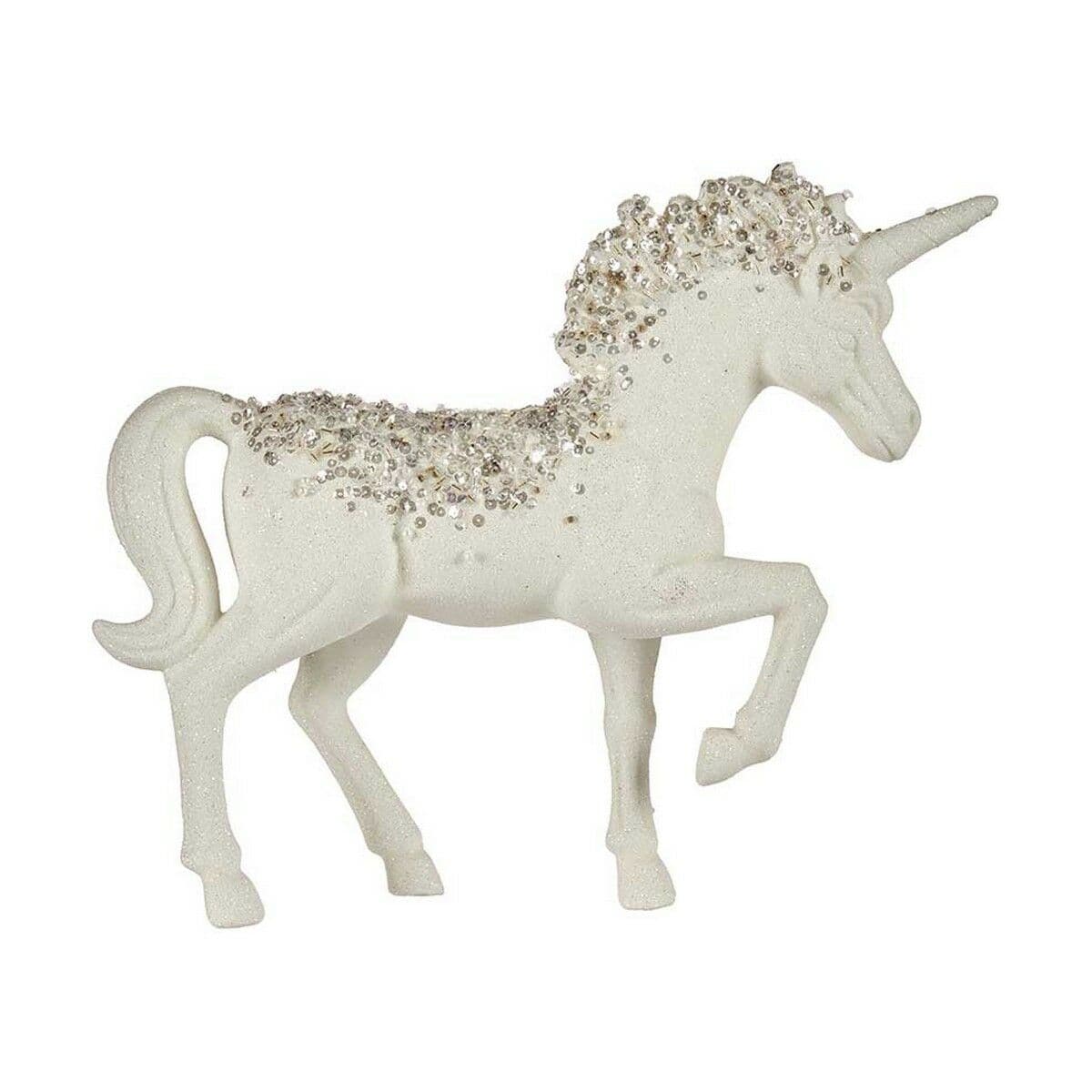 Deko-Figur Krist+ Weiß Einhorn 9,5 x 31 x 40 cm
