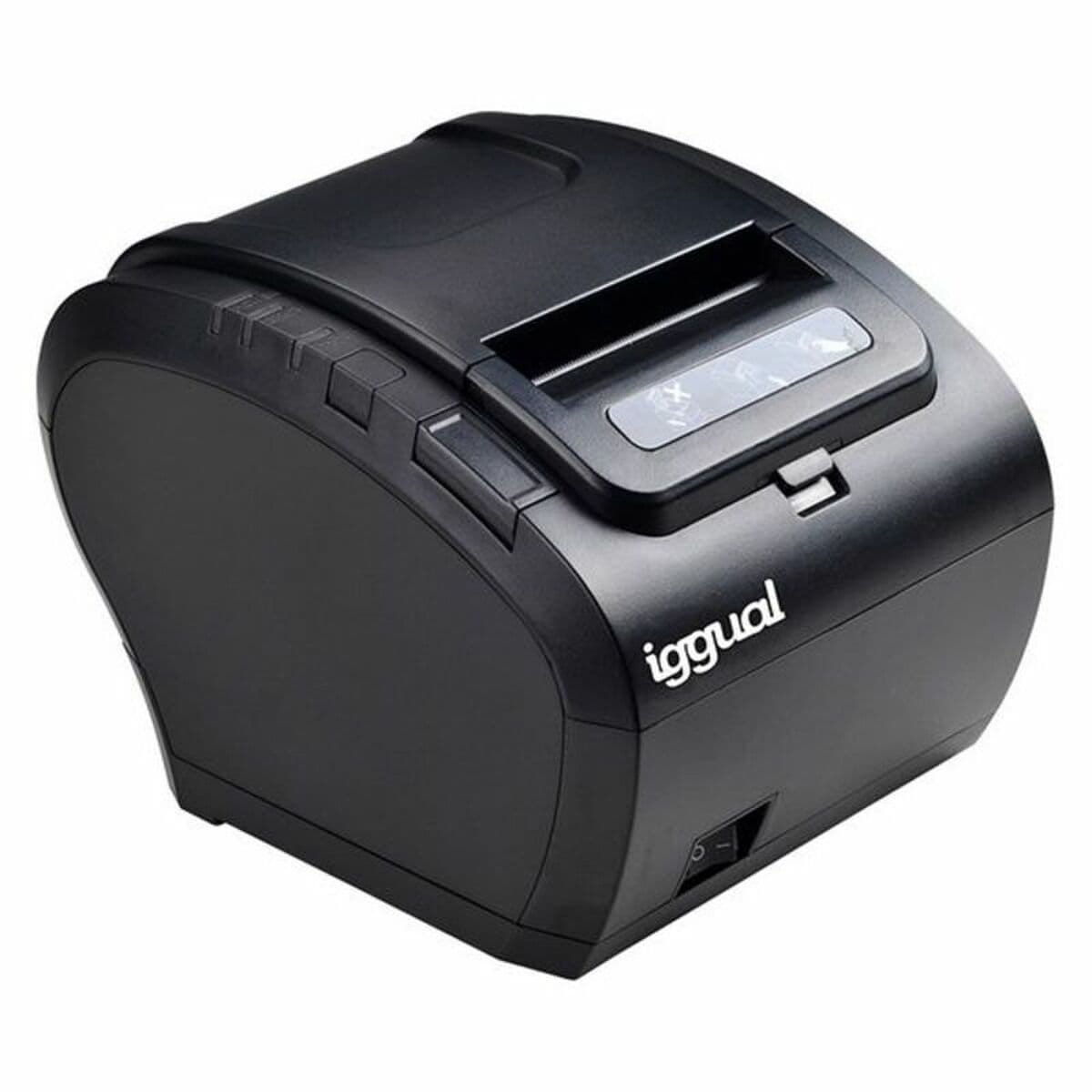 Thermodrucker iggual TP8002 Schwarz Schwarzweiß