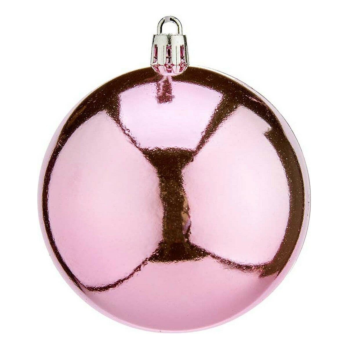 Weihnachtsbaumkugeln Krist+ K1912475-4 Rosa Kunststoff Ø 8 cm 16 Stück