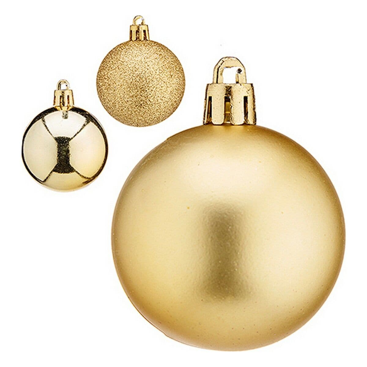 Weihnachtsbaumkugel Krist+ K1912484 Gold Kunststoff Ø 5 cm