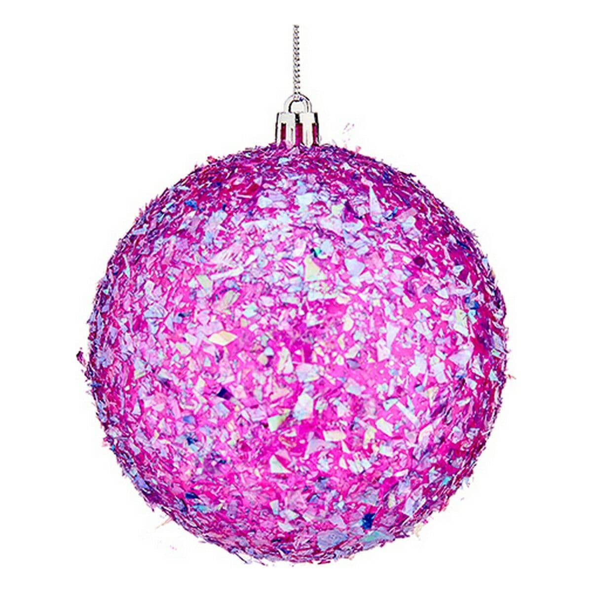Weihnachtsbaumkugeln Krist+ Lila Ø 10 cm 6 Stück