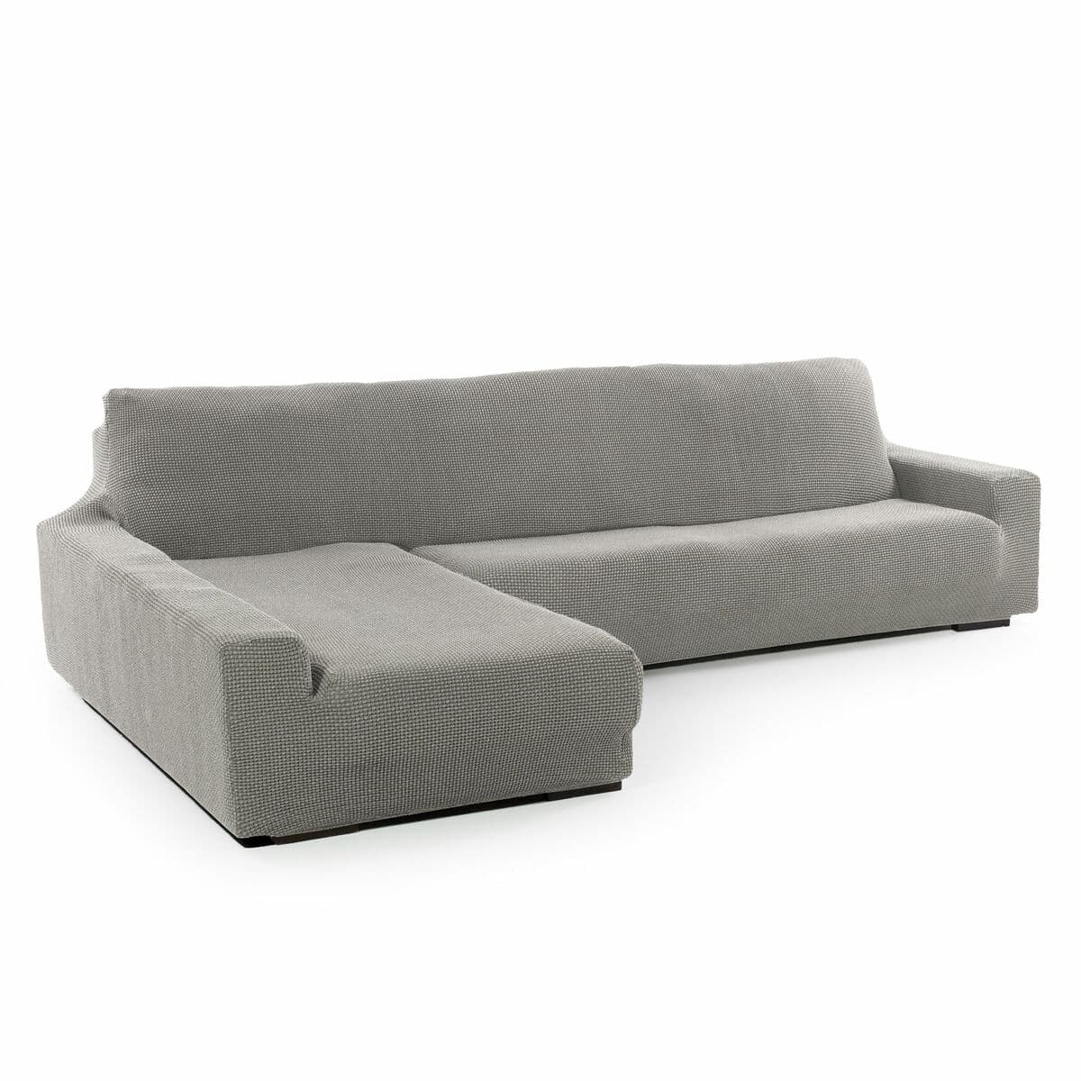 Bezug für Chaiselongue mit langem Arm links Sofaskins NIAGARA Grau (Restauriert B)