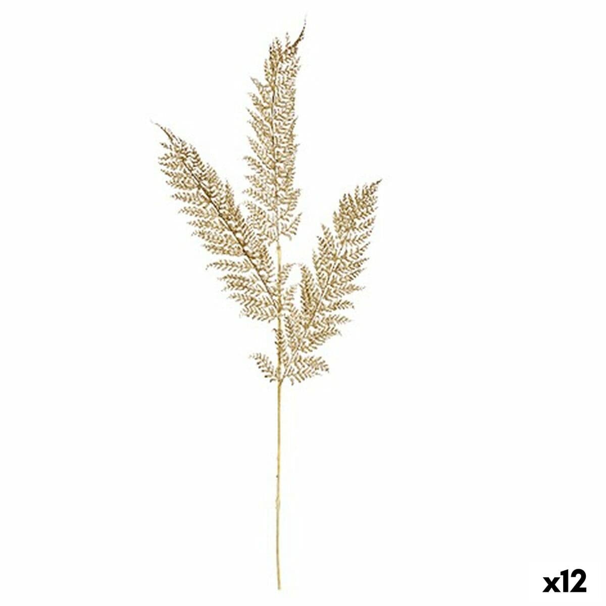 Zweig Krist+ Gold Metall 63 x 103 x 1,7 cm (12 Stück)