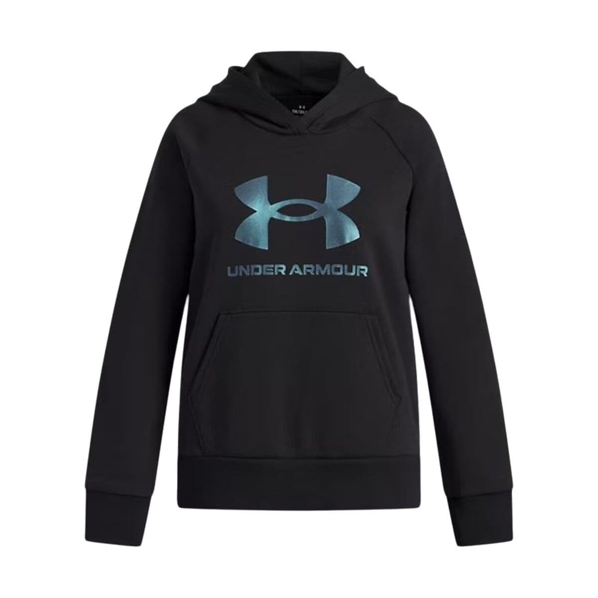Sweatshirt mit Kapuze für Mädchen Under Armour Rival Flc Shimmer Hdy Schwarz