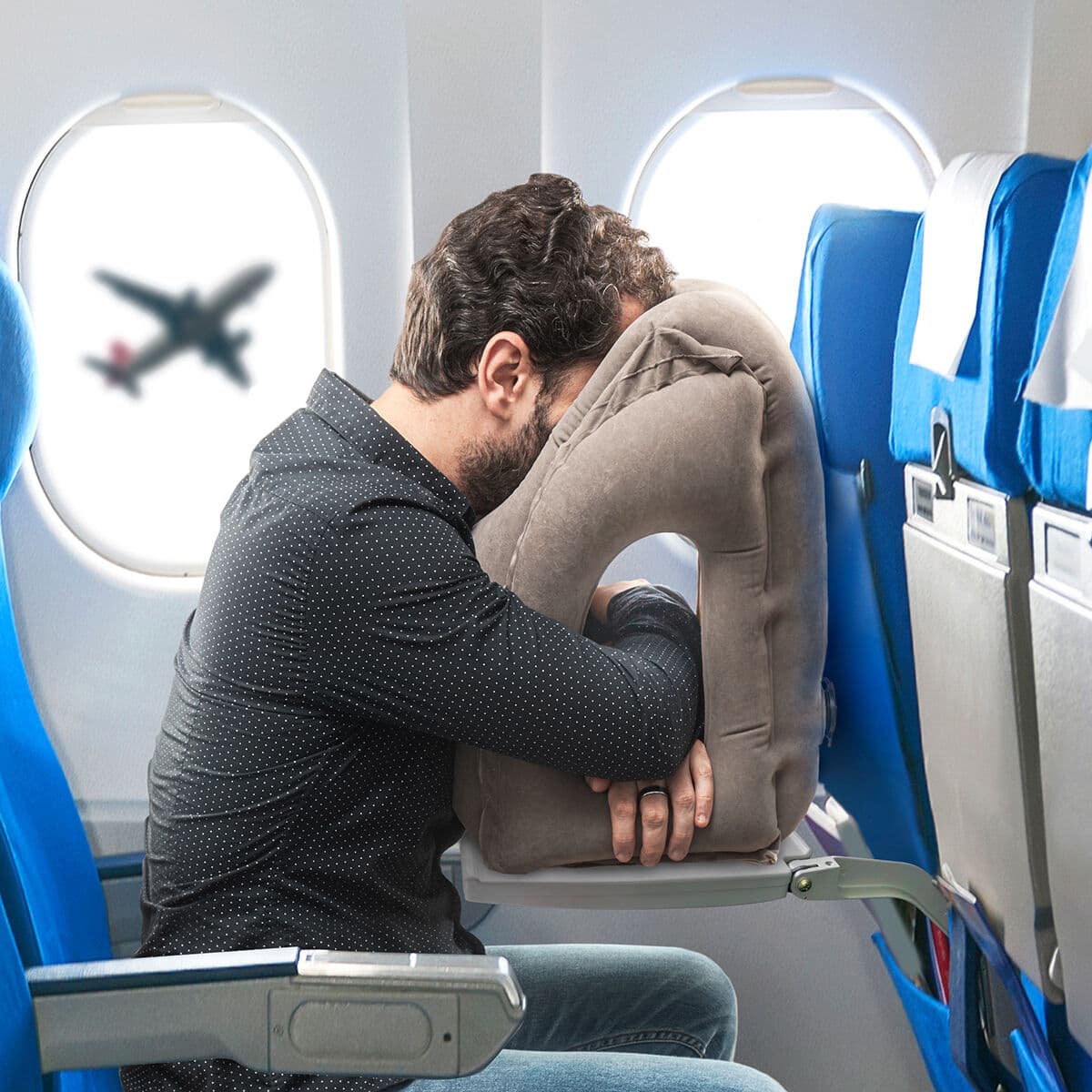 Aufblasbares Kopfkissen Snoozy InnovaGoods