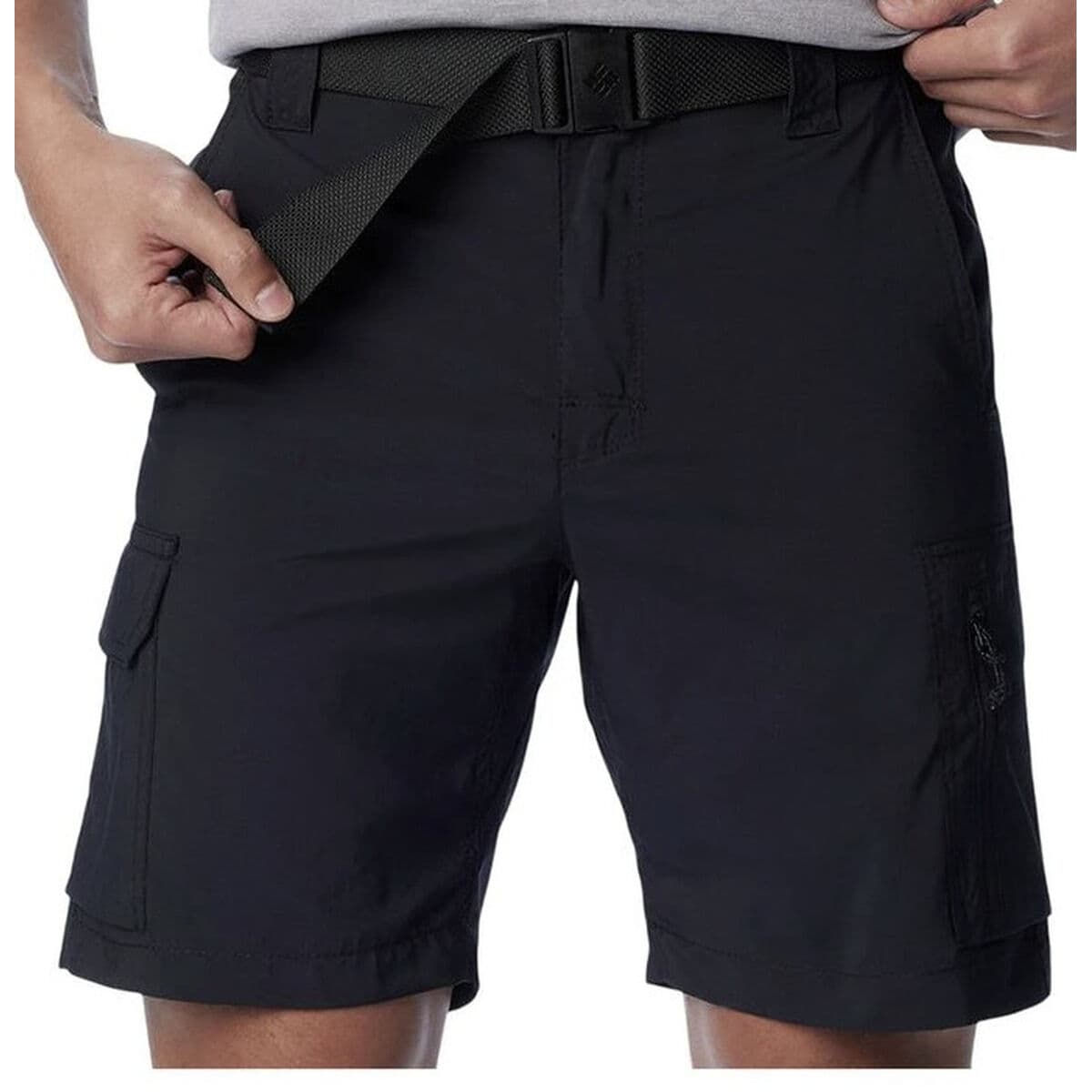 Herren-Sportshorts Columbia Silver Ridge Schwarz