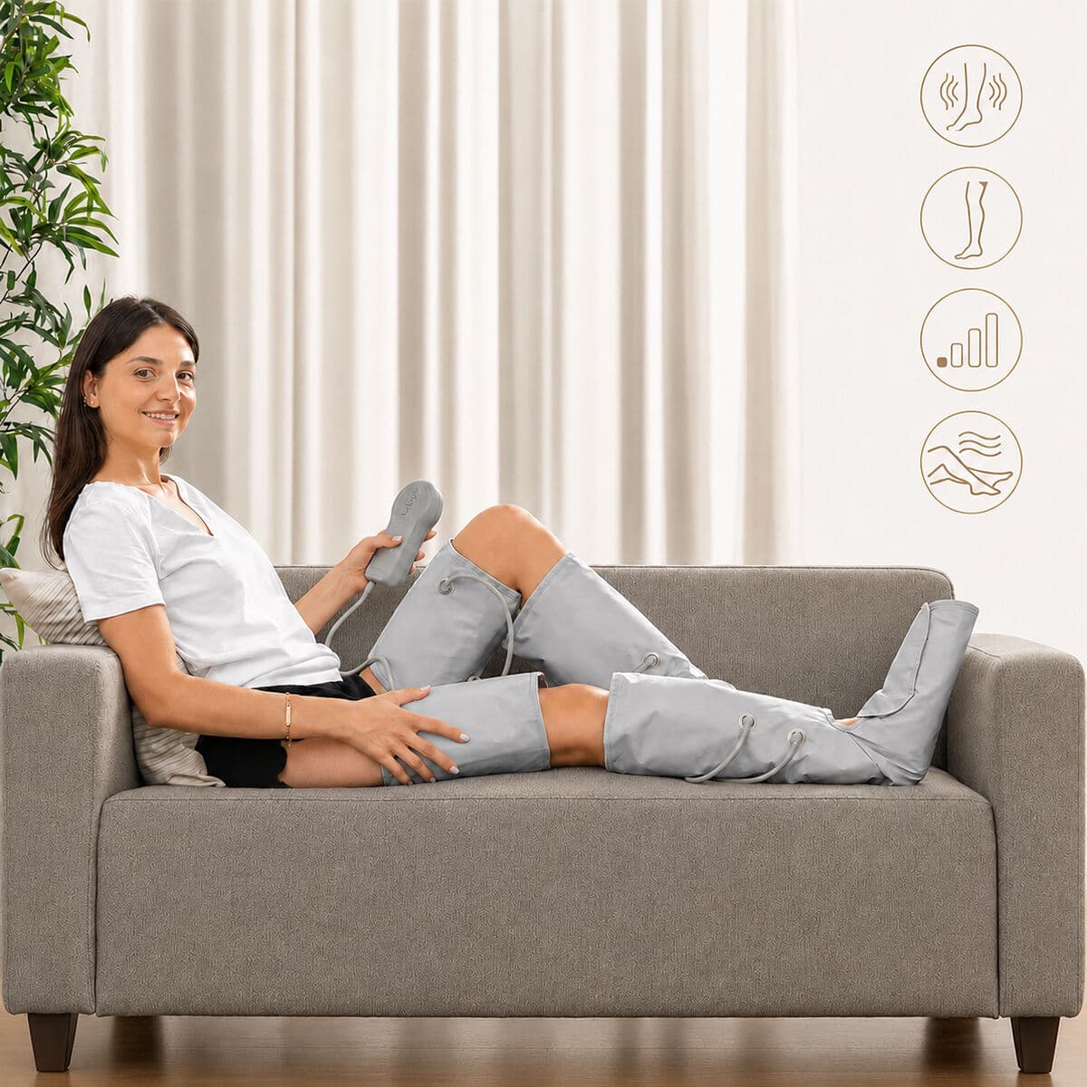 Druckluft-Beinmassagegerät Maspres InnovaGoods