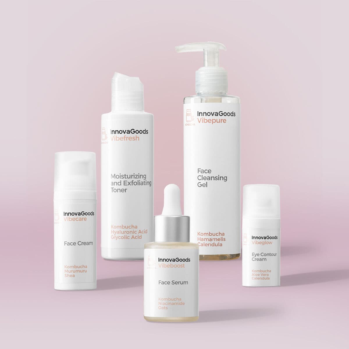 Pack Gesichtspflege-Routine Kombucha InnovaGoods