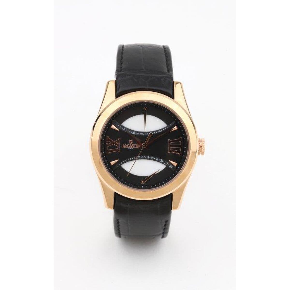 Unisex-Uhr Lancaster OL0613LRGNRNR Schwarz (Ø 40 mm)