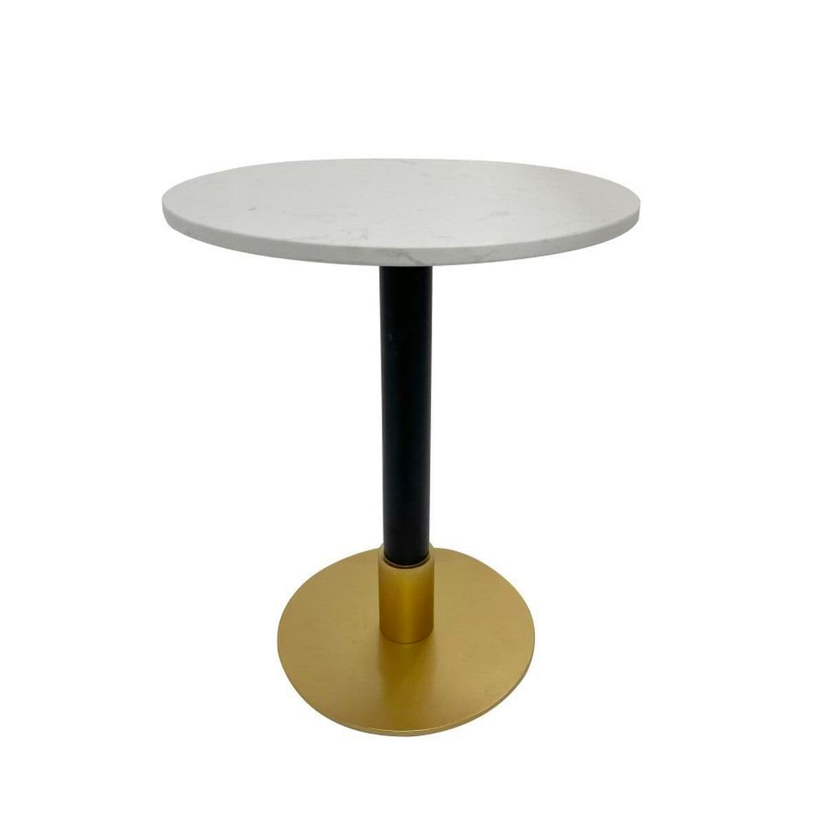 Beistelltisch DKD Home Decor Weiß Schwarz Gold 50 x 50 x 61 cm