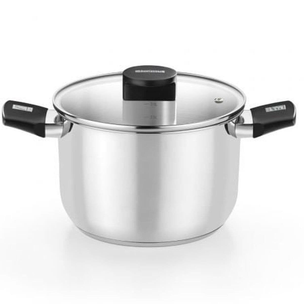 Topf mit Deckel Monix M240230 Schwarz Ø 30 cm (Restauriert A)
