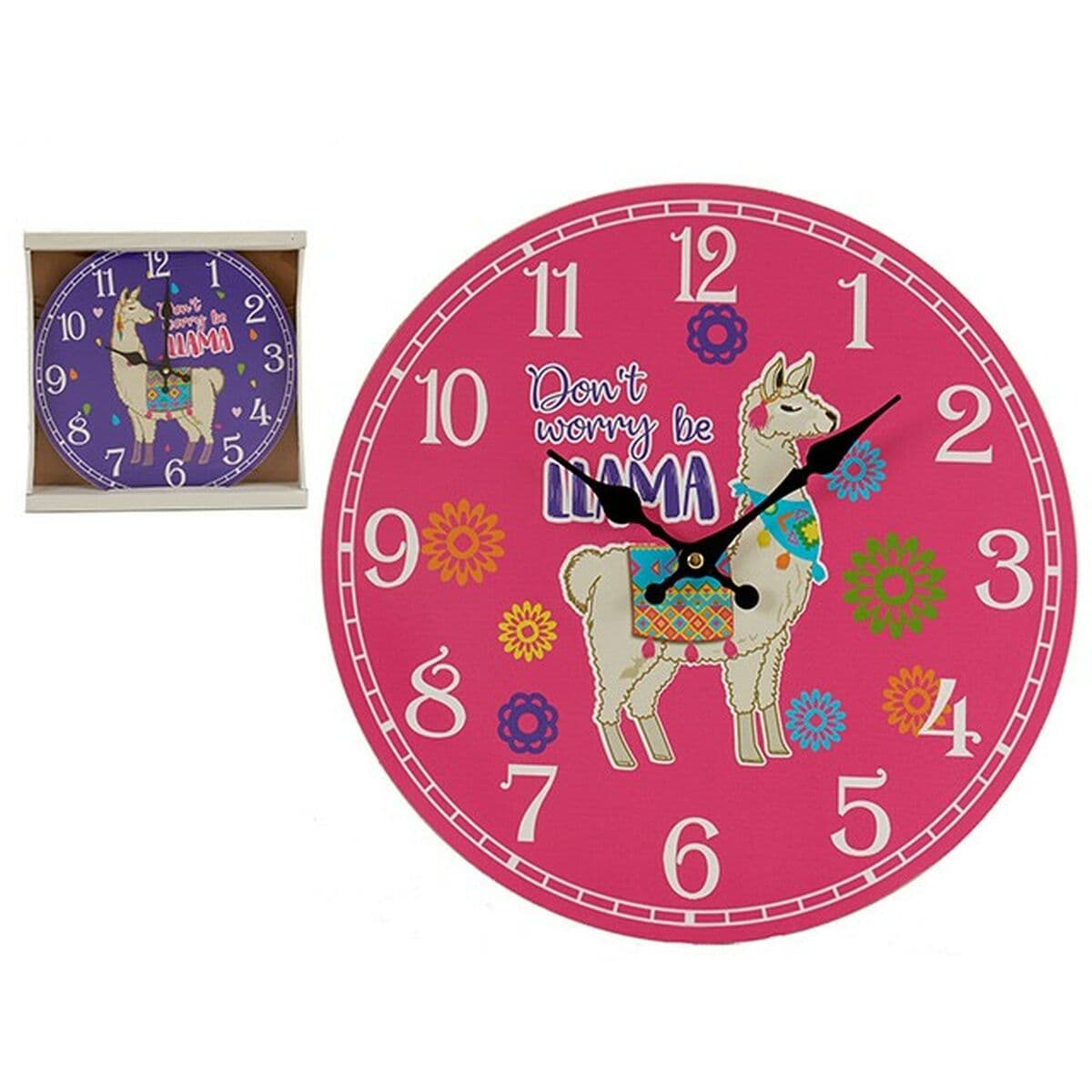 Wanduhr Gift Decor Flamme