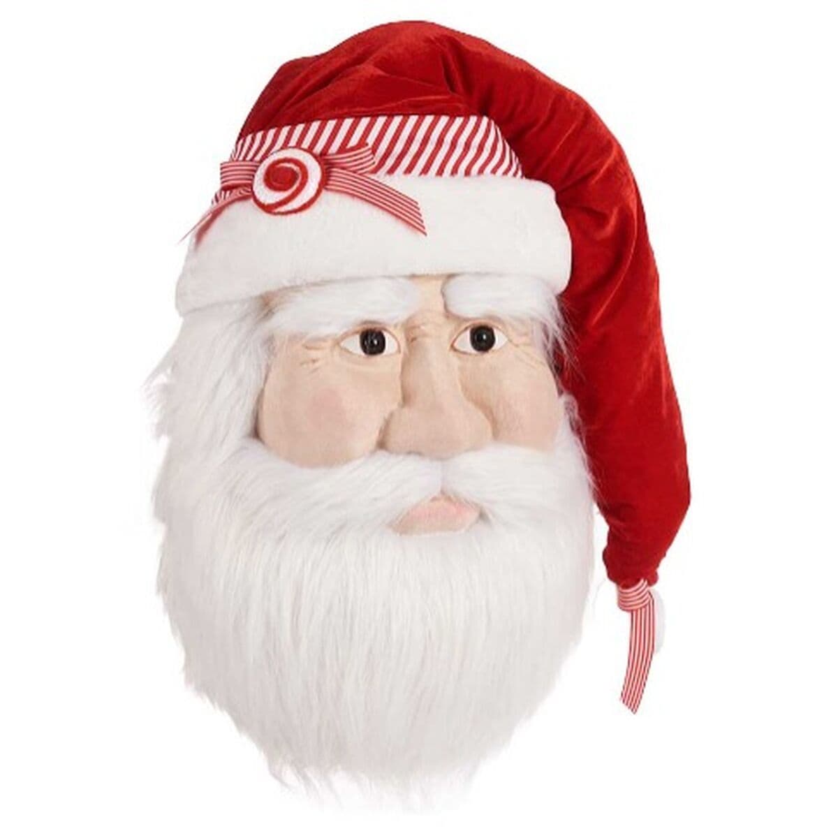 Deko-Figur Krist+ Weihnachtsmann Kopf